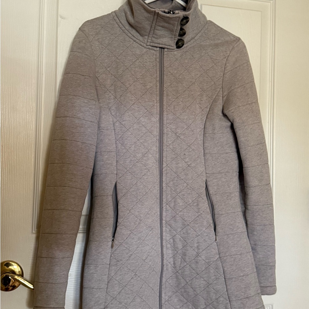 North Face - FLEECE Gray Quilted Women's Coat